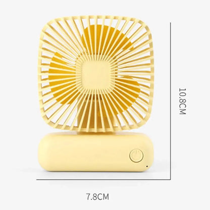 Desktop Desktop Small Fan Mini Handheld Usb Three Speed Cool Air Car Home Office Portable Quiet Outdoor Simple Portable Summer Leedoar