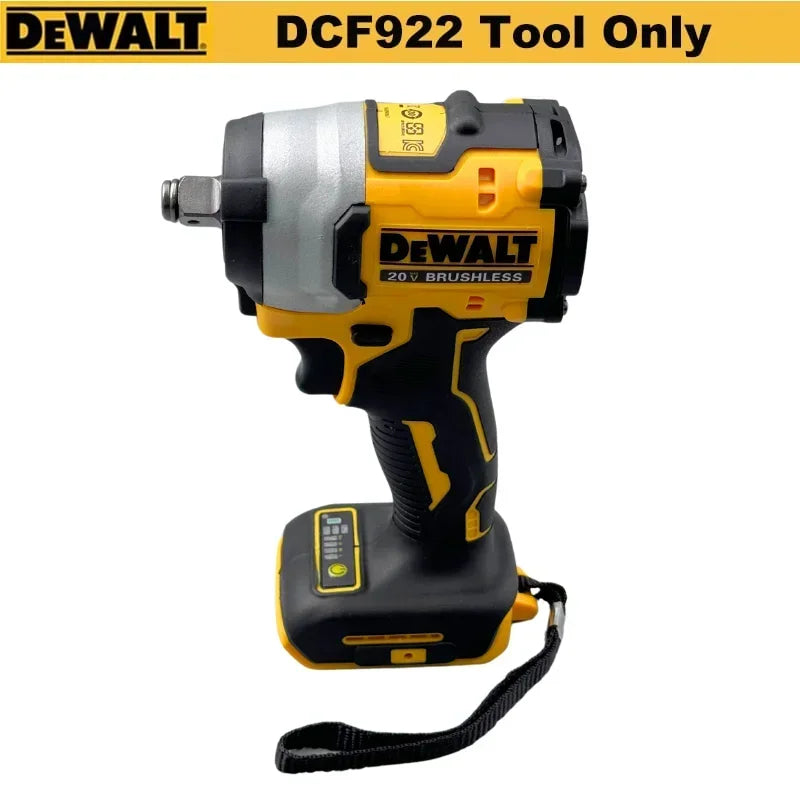 Dewalt DCF922 Wireless Impact Wrench Rechargeable High Torque 205Nm(Reverse) 1/2" 2500 PRM Universal 20V Battery Power Tools Leedoar