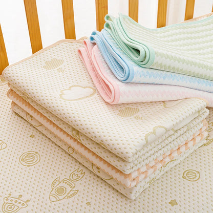 Diaper Changing Pad Changing Mat covers Washable Waterproof Nappy Newborn Reusable Infant cotton Urinal Mat Breathable Baby Leedoar