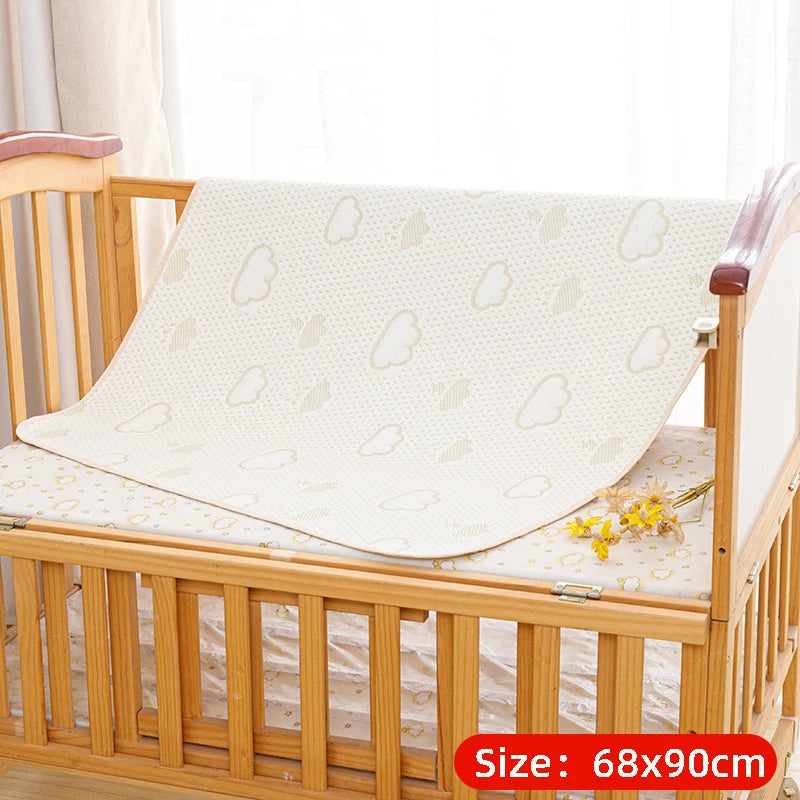 Diaper Changing Pad Changing Mat covers Washable Waterproof Nappy Newborn Reusable Infant cotton Urinal Mat Breathable Baby Leedoar