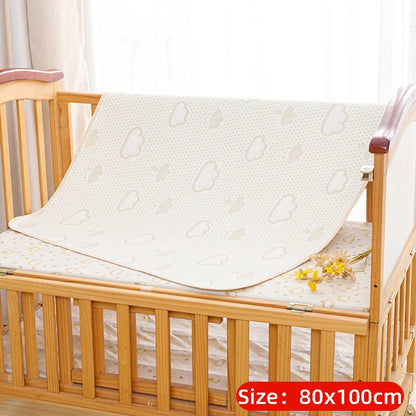 Diaper Changing Pad Changing Mat covers Washable Waterproof Nappy Newborn Reusable Infant cotton Urinal Mat Breathable Baby Leedoar