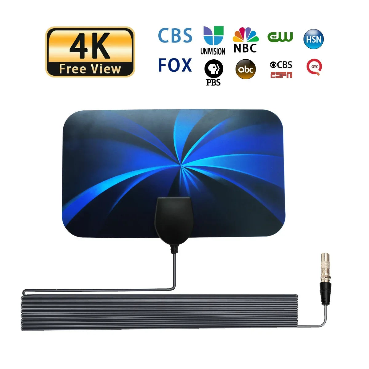 Digital TV Indoor Antenna Ground Wave Mini Hdtv Antenna Hdtvt2 Antenna For Car Antenna RV Travel Smart TV Leedoar