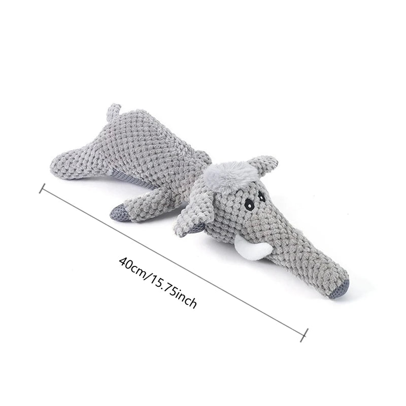 Dinosaur Plush Dog Squeaky Interactive Toys For Small Large Dogs Bite Resistant Chew Toy Pets Accessories Leedoar