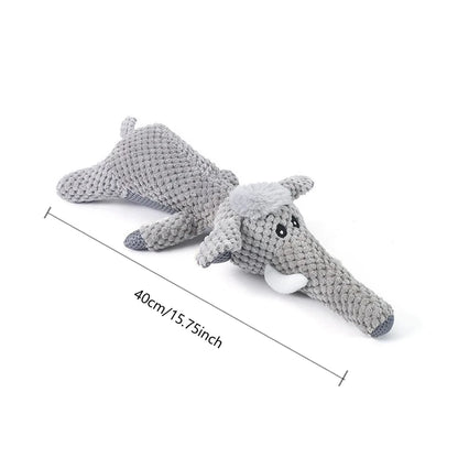 Dinosaur Plush Dog Squeaky Interactive Toys For Small Large Dogs Bite Resistant Chew Toy Pets Accessories Leedoar