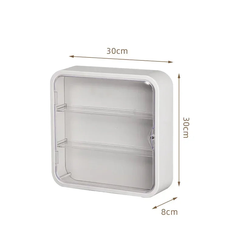 Display Case Figures Stand Dust Display Proof Doll Toy Storage Box Wall Mounted Showcase Clear Acrylic Jewelry Figures Blind Box Leedoar