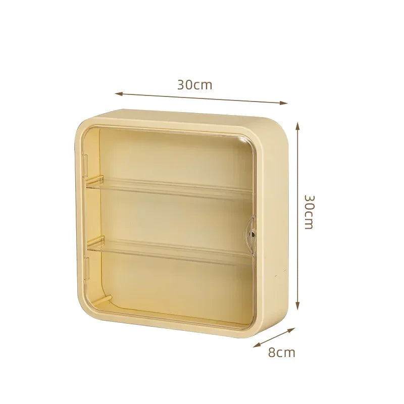 Display Case Figures Stand Dust Display Proof Doll Toy Storage Box Wall Mounted Showcase Clear Acrylic Jewelry Figures Blind Box Leedoar