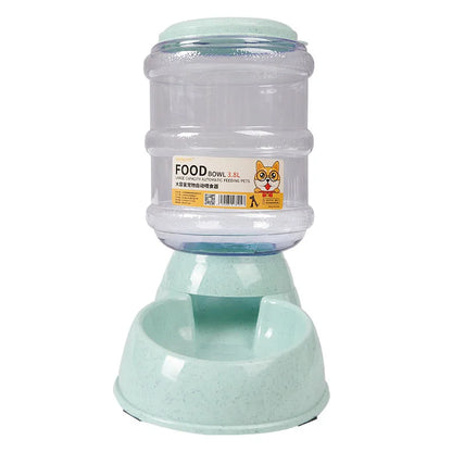 Dog Automatic Feeders Plastic Water Bottle Cat Bowl Feeding and Drinking Dog Water Dispenser Pet Feeding Bowl Pet Supplies Leedoar