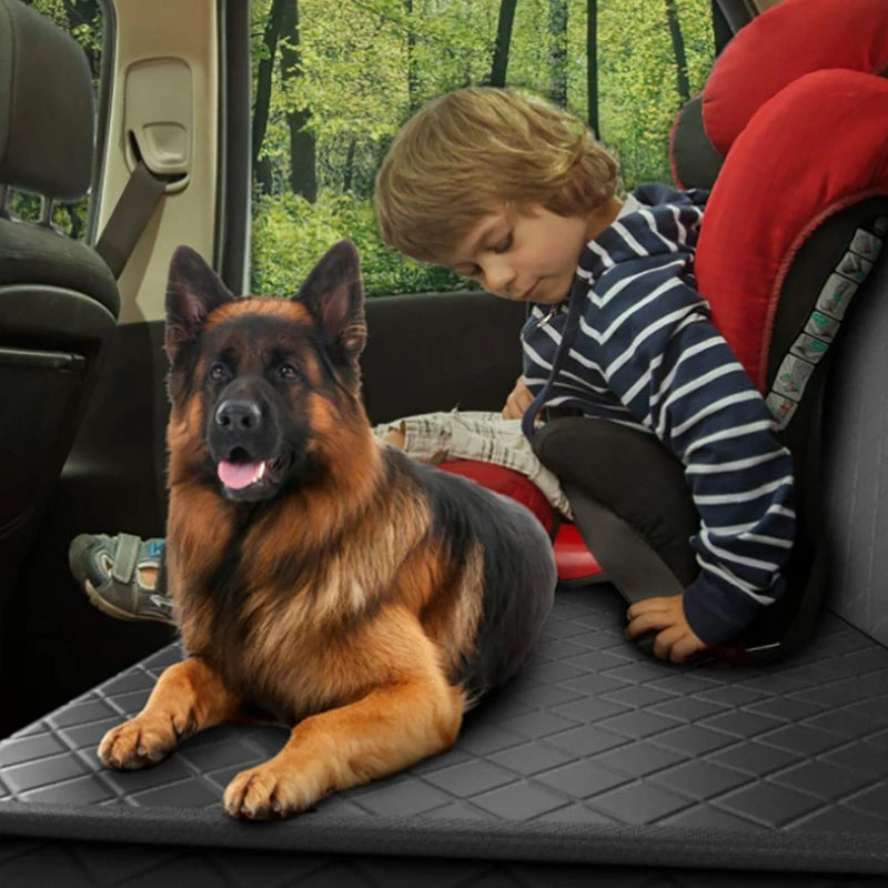 Dog Car Seat Cover Waterproof Pet Travel Dog Carrier Hammock Car Rear Back Seat Protector Mat Safety Carrier For Dogs Safety Pad Leedoar