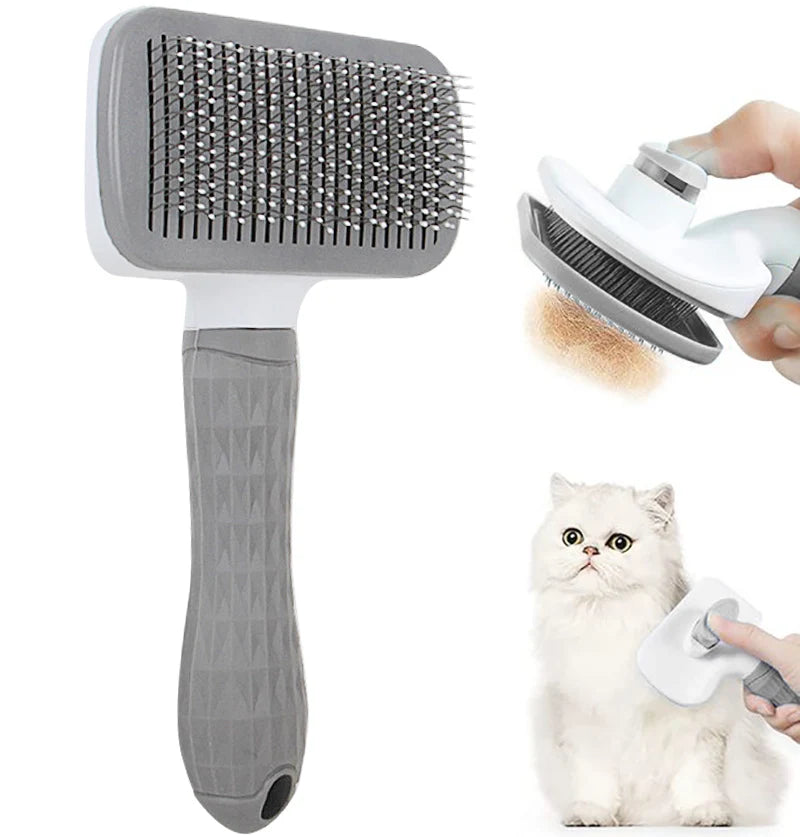 Dog Hair Remover Brush Cat Dog Hair Grooming And Care Comb For Long Hair Dog Pet Removes Hairs Cleaning Bath Brush Dog Supplies Leedoar