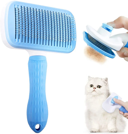 Dog Hair Remover Brush Cat Dog Hair Grooming And Care Comb For Long Hair Dog Pet Removes Hairs Cleaning Bath Brush Dog Supplies Leedoar