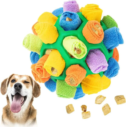 Dog Toy Snuffle Ball for Dogs Training the Sense of Smell Portable Interactive Snuffle Ball for Pet Foraging Instinct Training