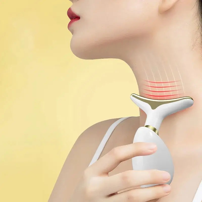 Dolphin Beauty Instrument Home Facial Desalination Neck Line Lightweight Portable Beauty Tool Neck Skin Care Beauty Massager Leedoar