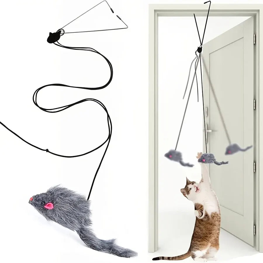 Door Hanging Cat Toy Stress Relieve Living OmDoor Hanging Toy for Living Room Hanging Kitten Leedoar