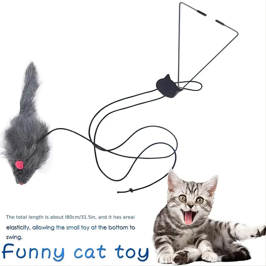 Door Hanging Cat Toy Stress Relieve Living OmDoor Hanging Toy for Living Room Hanging Kitten Leedoar