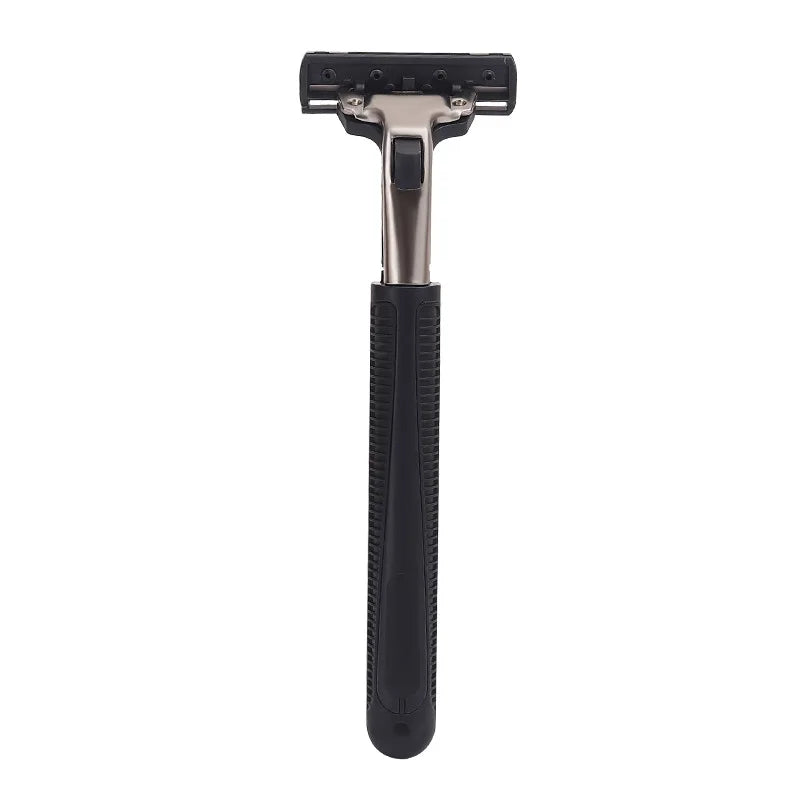 Double Razor Blades Replaceable Heads Old Manual Fine Razor Men's Shaving Razor 1 Blade Frame 20 Heads