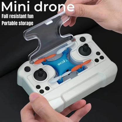 Drone Mini Remote Control Aircraft New Children's Toy Micro Aircraft Fixed Height Quadcopter Leedoar