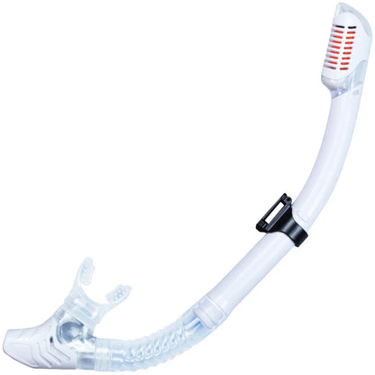 Tubo de snorkel seco con respiración fácil, protector contra salpicaduras para buceo, válvula superior, equipo de natación subacuático para adultos, niños, hombres, mujeres y jóvenes 