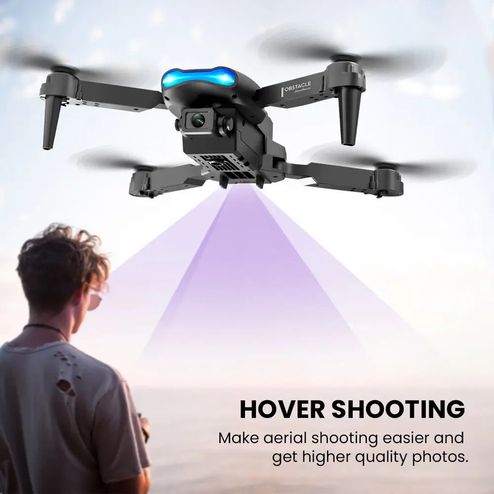 E99 K3 Pro HD 4k Drone Camera High Hold Mode Foldable Mini RC WIFI Aerial Photography Quadcopter Toys Helicopter Leedoar