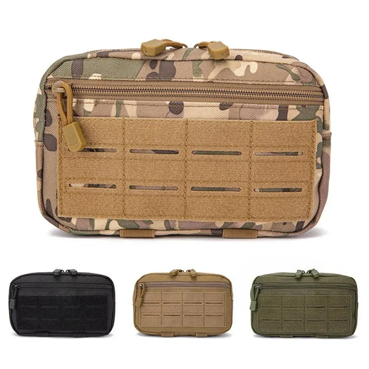 EDC Molle Tactical Pouch Waist Pack Bolsas utilitárias compactas Bolsa de cintura para áreas externas Bolsas médicas Capa de telefone Acessórios de caça 