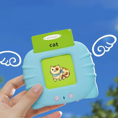 Early Education Flash Card Learning Toys Talking Flashcards for Kids Preschool English Electronic Audio Book Machine Gift Leedoar