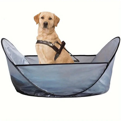 Easy Dog and Cat Hair Catcher Tent - Waterproof Adjustable, Neat Barbering Cape for Easy Trimming and Shaving Leedoar