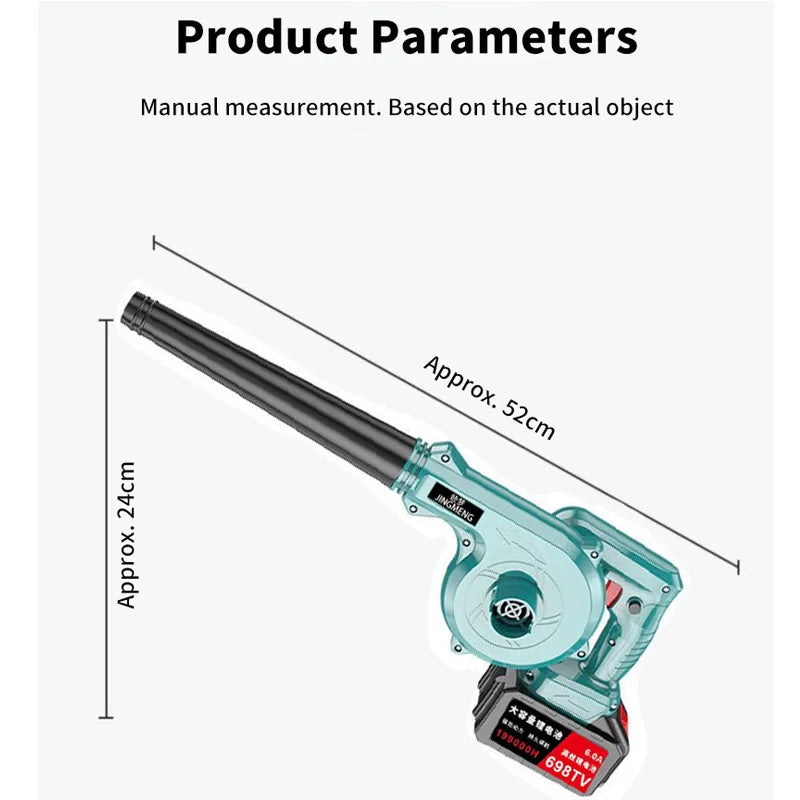 Electric Air Blower Garden Cordless  Vacuum Cleaner Dust Computer Collector Handheld Power Tools For Makita Battery Leedoar