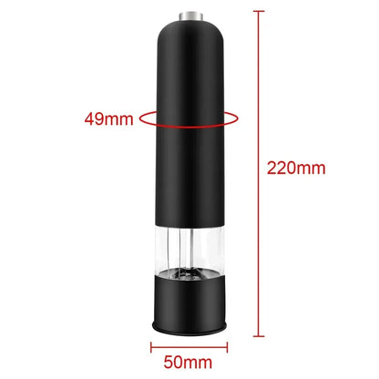 Electric Automatic Mill Pepper And Salt Grinder With LED Light Adjustable Coarseness Spice Grinder Kitchen Cooking Tool Leedoar