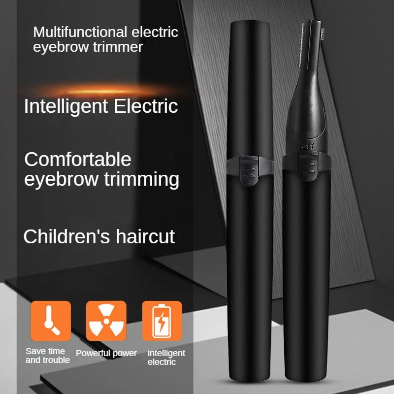 Electric Eyebrow Trimmer Multifunctional Washable for Men and Women, Shaver, Eyebrow Scraper for Beginners and Children Haircuts Leedoar