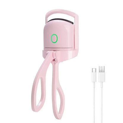 Electric Eyelash Curler USB Charging Model Fast Heating Portable Eye Lash Perm Shaping and Lasting Curling Thermal Eyelash Clip Leedoar