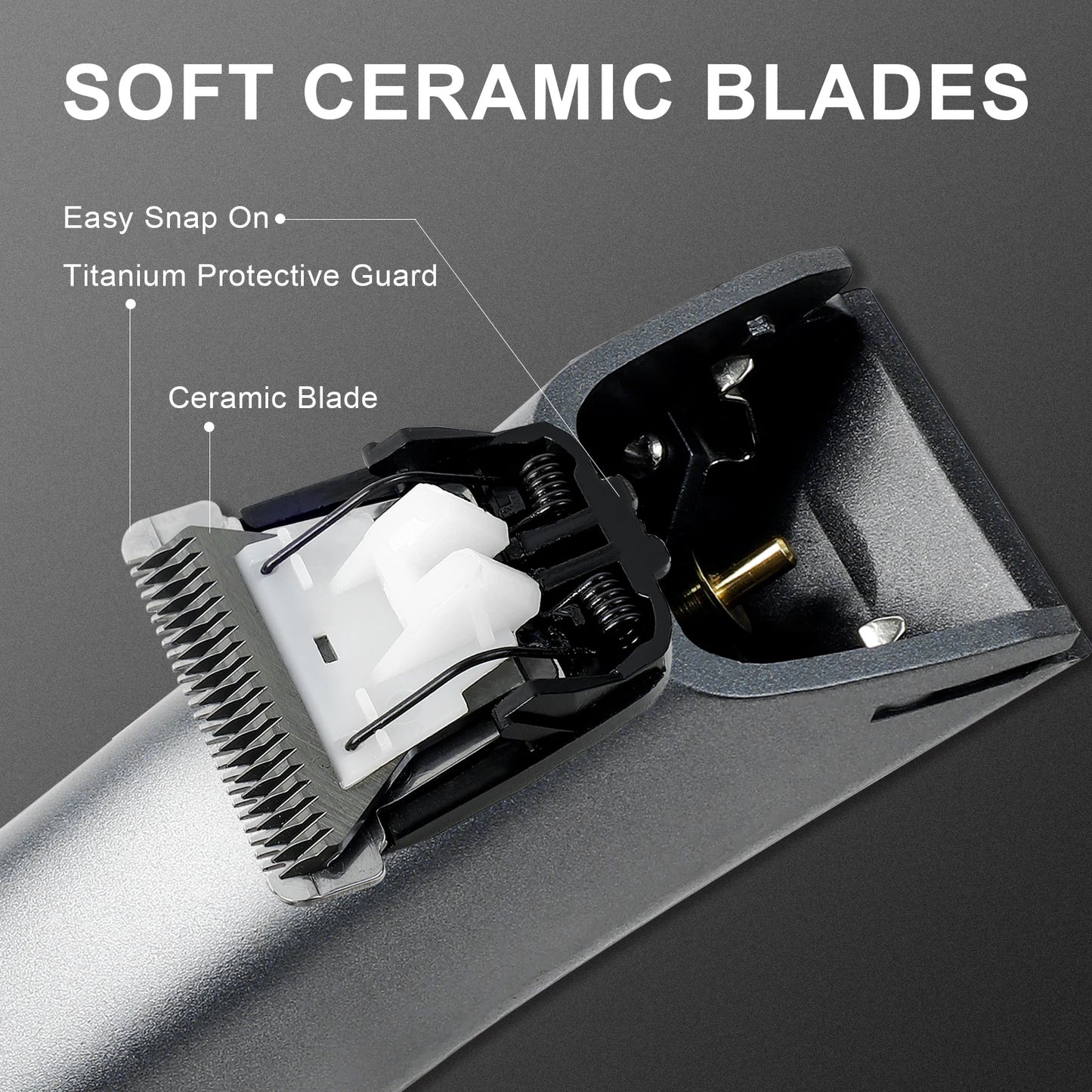 Electric Groin Hair Trimmer for Men,Body Groomer & Pubic Waterproof Hair Trimmer,Replaceable Ceramic Blade Leedoar