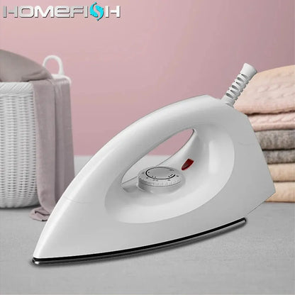 Electric Iron 1000W 5 Gear Adjustable Household Dry Ironing without Water Iron Hot Drilling Heat Transfer for Home Travel Leedoar