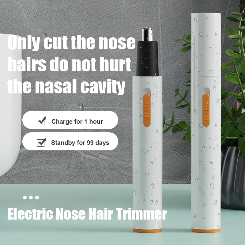 Electric Nose Hair Trimmer Usb Charging New High Quality Electric Portable Men and Women Mini Nose Hair Trimmer Leedoar