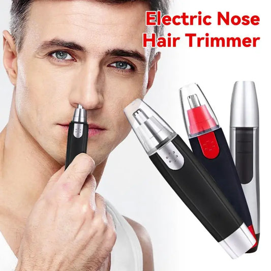 Electric Nose Hair Trimmer Waterproof 360° Rotating Ear Nose Hair Trimmer Professional Painless Nose Hair Trimmers For Men Women Leedoar