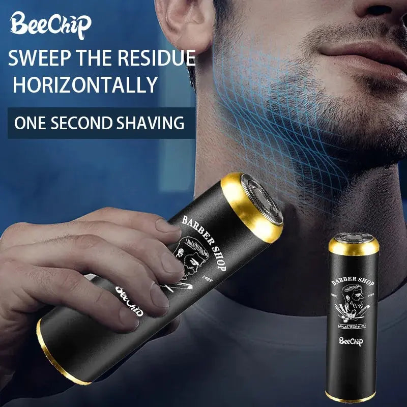 Electric Shaver Men'S Travel Car Aluminum Alloy Mini Shaving Shaver Portable Electric Shaver Mini Stainless Steel Sharp Razor