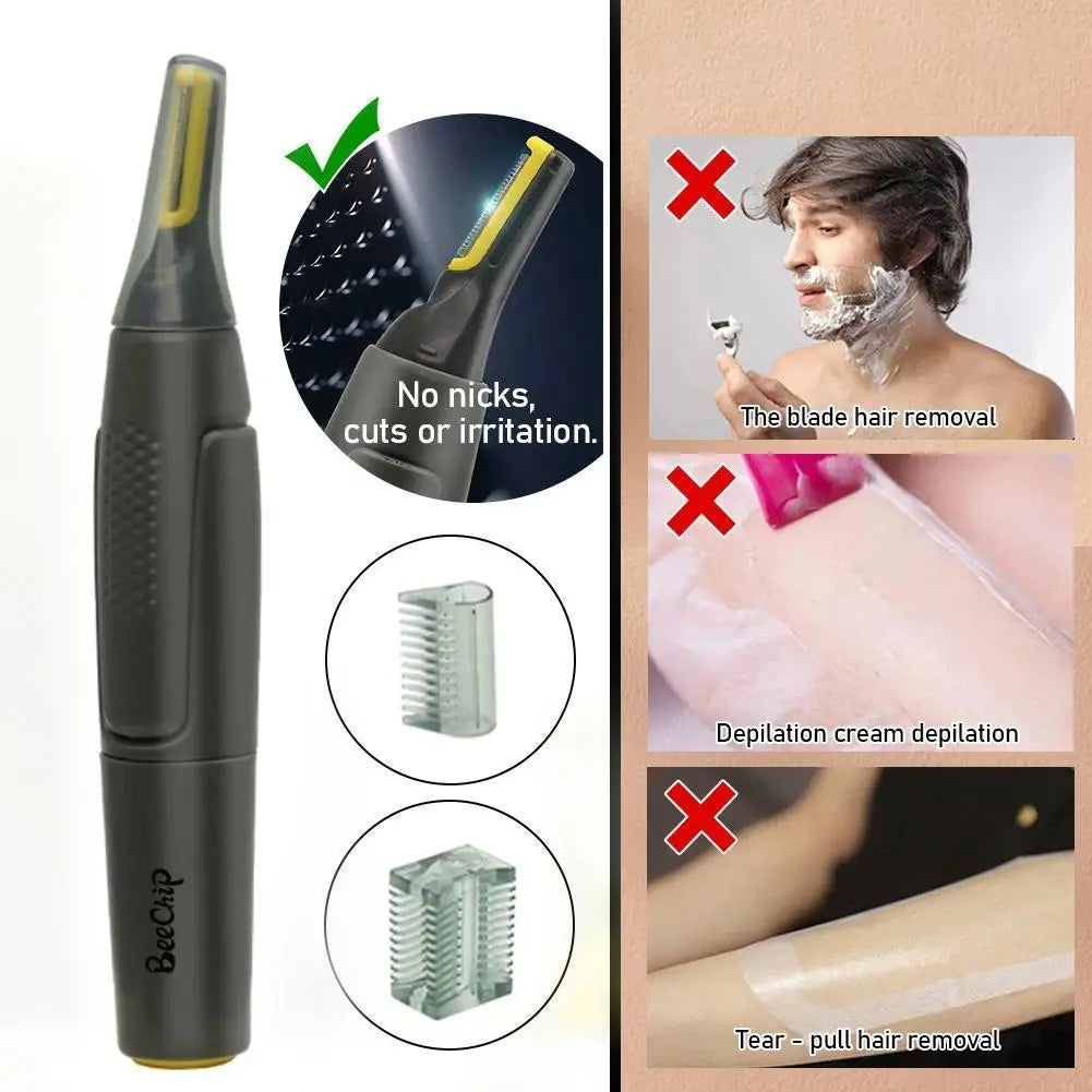 Electric Shaver Multifunctional Trimmer Anti Skid Design Shaver Trim Armpit Hair Shave Your Legs Trim Eyebrows