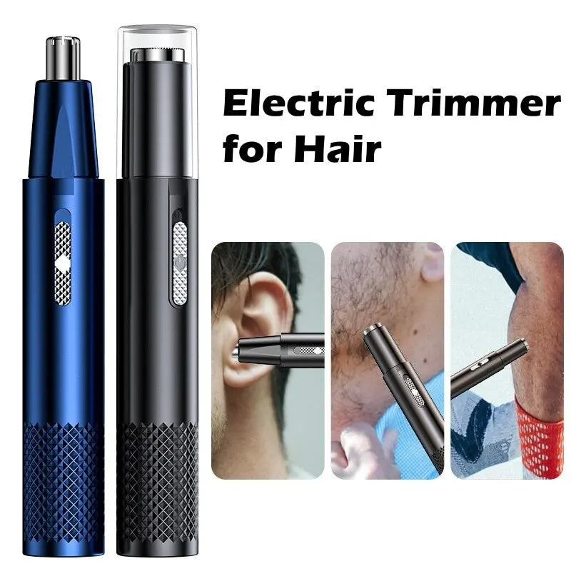 Electric Shaving Nose Ear Trimmer Safe Face Care Rechargeable Nose Hair Trimmer for Men Shaving Hair Removal Razor Beard Leedoar