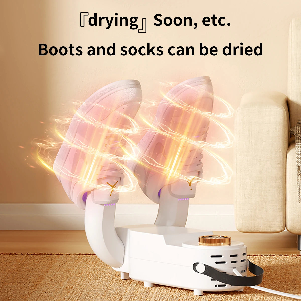 Electric Shoe Dryer Boot Warmer Shoe UV Foot Boot Dryer Eliminate Odor Fast Drying Boot Deodorizer Multifunction Socks Dryer Leedoar