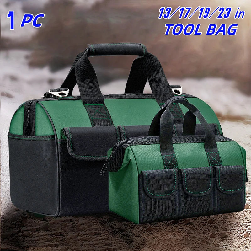 Electrician Tool Bag Strong And Durable Canvas Thickened Portable Multi-functional Hardware Carpentry Fishing Storage Tool Bag Leedoar