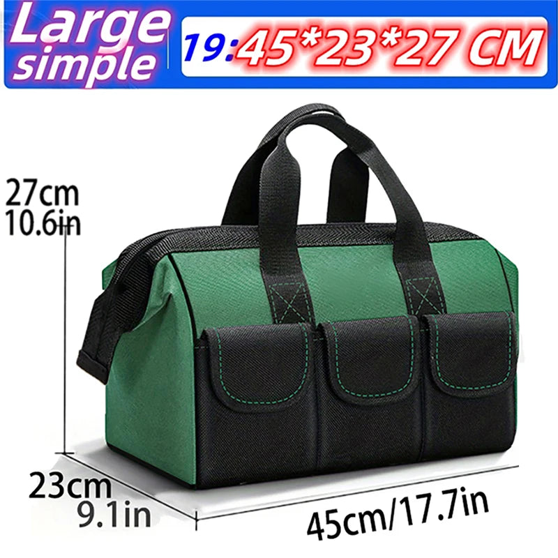 Electrician Tool Bag Strong And Durable Canvas Thickened Portable Multi-functional Hardware Carpentry Fishing Storage Tool Bag Leedoar