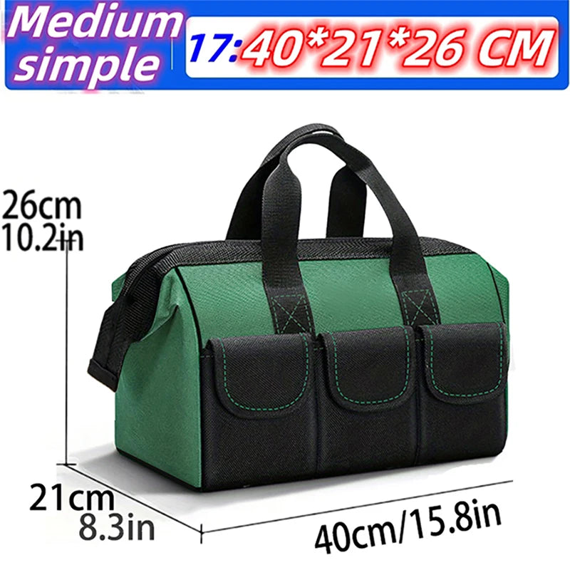 Electrician Tool Bag Strong And Durable Canvas Thickened Portable Multi-functional Hardware Carpentry Fishing Storage Tool Bag Leedoar