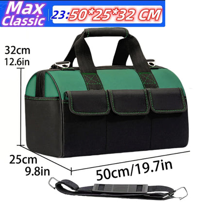 Electrician Tool Bag Strong And Durable Canvas Thickened Portable Multi-functional Hardware Carpentry Fishing Storage Tool Bag Leedoar