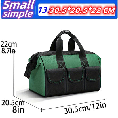 Electrician Tool Bag Strong And Durable Canvas Thickened Portable Multi-functional Hardware Carpentry Fishing Storage Tool Bag Leedoar