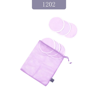 Elinfant Waterproof 10cm Bamboo Breastfeeding Pad Reusable Nursing Pads 6pcs set with Laundry Bag Leedoar