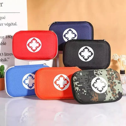 Bolsa de primeros auxilios de EVA vacía para emergencias médicas, para viajes, campamentos, automóviles, estuche portátil de primeros auxilios para exteriores 