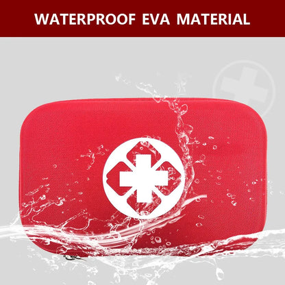 Bolsa de primeros auxilios de EVA vacía para emergencias médicas, para viajes, campamentos, automóviles, estuche portátil de primeros auxilios para exteriores 