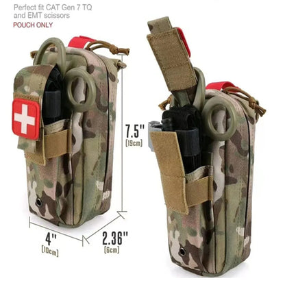 Empty Medical Bag Accessory Pack Outdoor Climbing Emergency Hanging Bag Waterproof Nylon 600D Material 1PC Leedoar