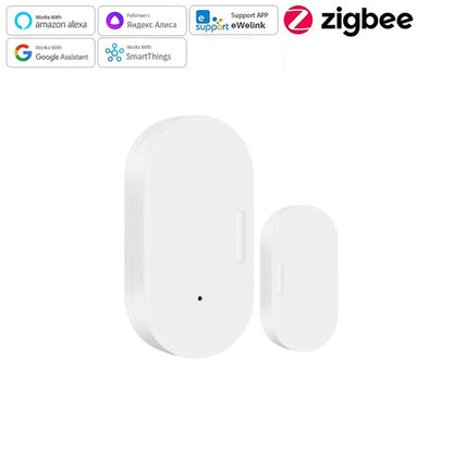 Ewelink ZigBee Door Window Sensor Entry Sensor Security Burglar Door Sensor Alarm Smart Life Magnetic Door Sensor Alexa Google Leedoar