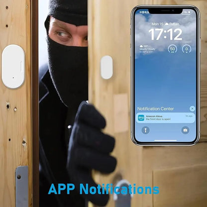 Ewelink ZigBee Door Window Sensor Entry Sensor Security Burglar Door Sensor Alarm Smart Life Magnetic Door Sensor Alexa Google Leedoar