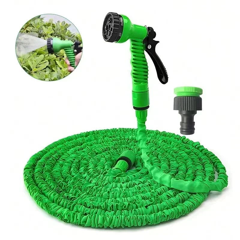 Expandable Magic Hose, High-Pressure Car Wash, 7Water Spraying Functions, Water Gun, Home Garden Watering Hose Leedoar