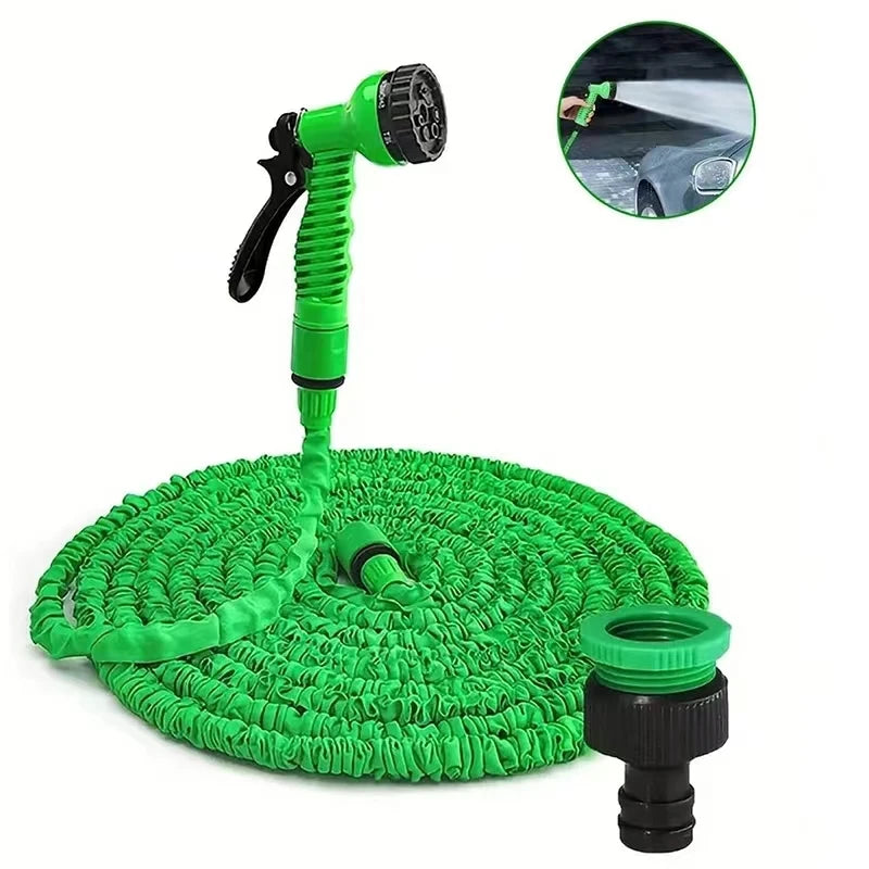 Expandable Magic Hose, High-Pressure Car Wash, 7Water Spraying Functions, Water Gun, Home Garden Watering Hose Leedoar